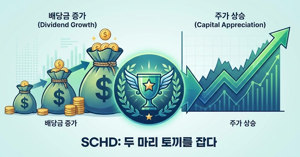 SCHD 배당 성장과 주가 상승을 동시에 추구하는 ETF 구조